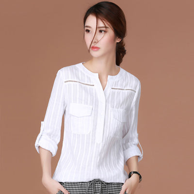 Blusas Femininas E Camisas Long Sleeve Shirt Women Clothes White Blouse Plus Size Korean Fashion Clothing Chemise Femme