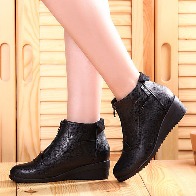women's ankle high winter boots