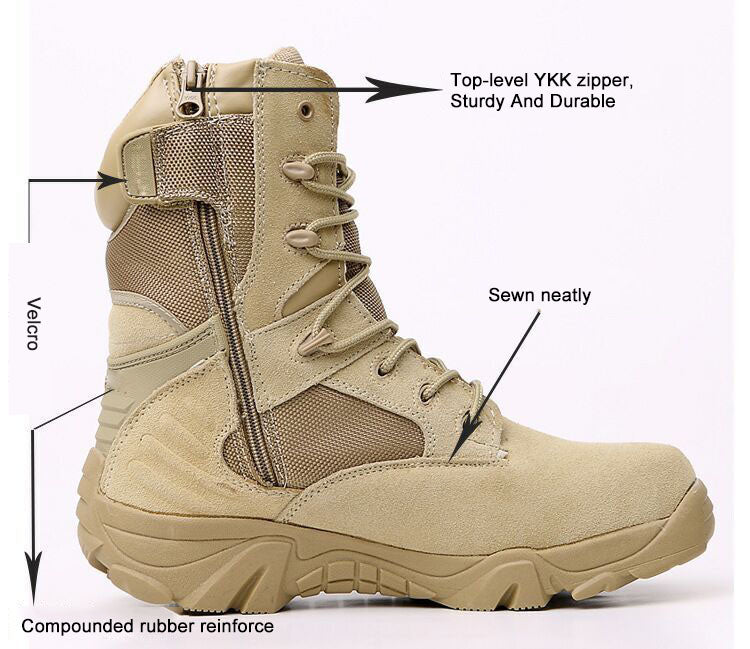 Men Military Snow Boots