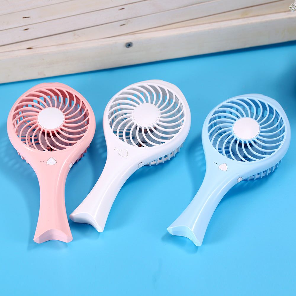 Tuansing New Mini HandHeld Fish USB Battery Rechargeable Fan Cooling Air Conditioning Fan Handheld Micro Cooler For Home Office