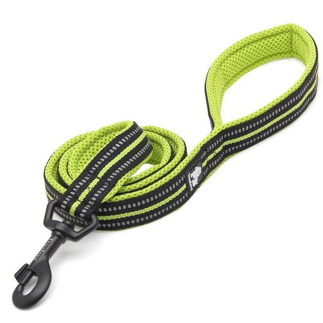 Soft Mesh Nylon Double Thickness Reflective Dog Leash