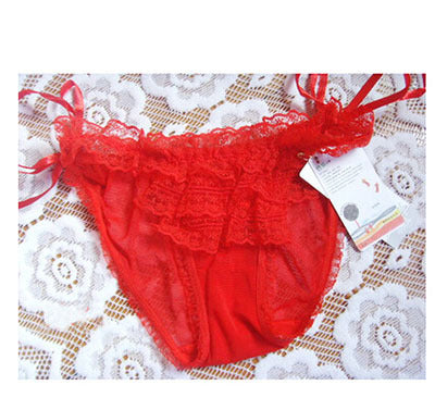 CR Women Panti 5pcs/lot High Quality   String Lace Brief Adjustable Straps Transparent Thong Panties AU247