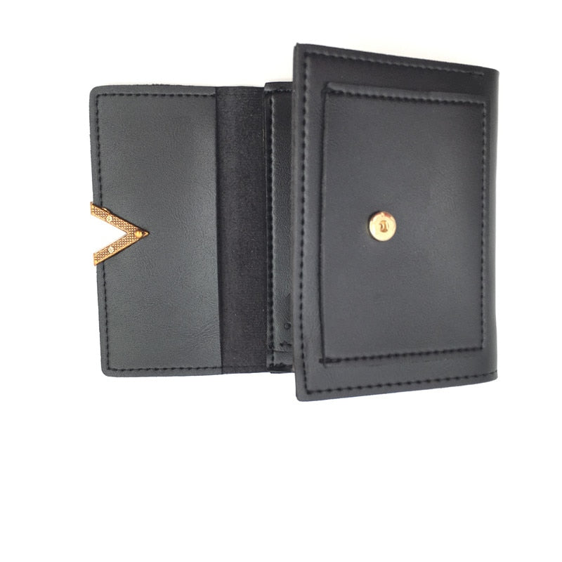 Matte Leather Small Women Wallet