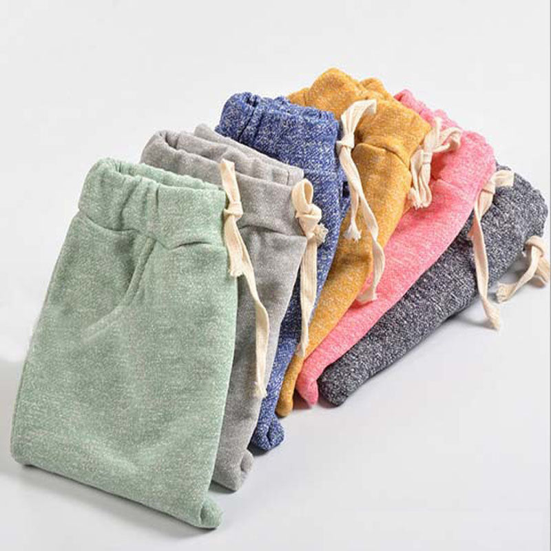 Sophie children harem pants for boys trousers kids child casual pants candy solid colors