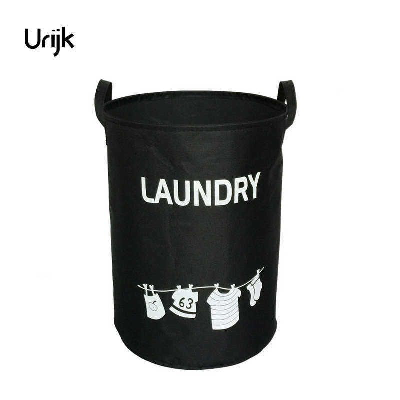 Urijk Waterproof Oxford Clothing Laundry Baskets Washing Hotel Home Laundry Basket Storage Containers Kids Toys Organizer