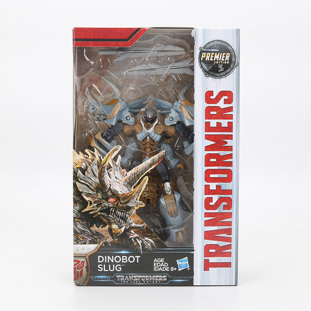 Transformers Toys The Last Knight Premier Edition Steelbane Deluxe Dinobot Slug Autobot Sqweeks Action Figures Collection Model