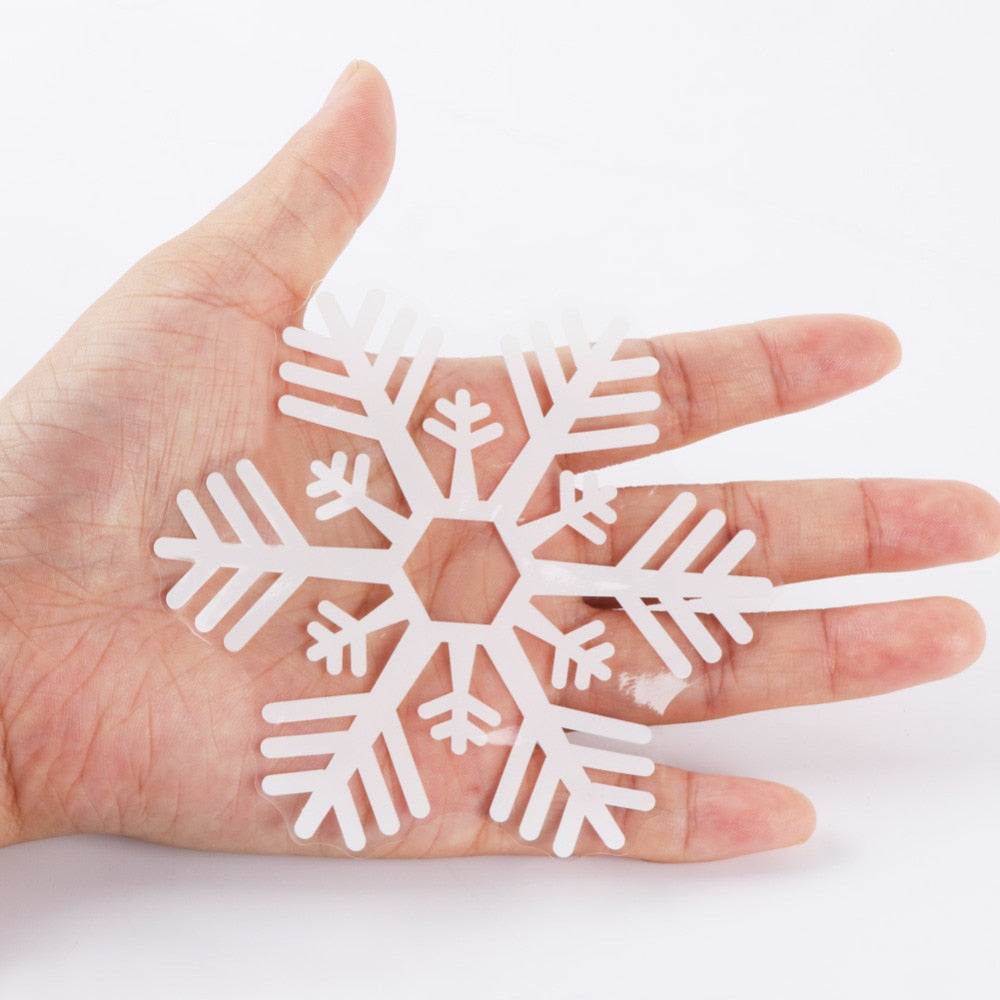 48 Piece: Christmas Snowflake Window Stickers