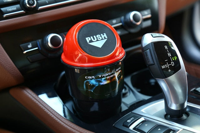 Universal Car Cup Holder Trash Can