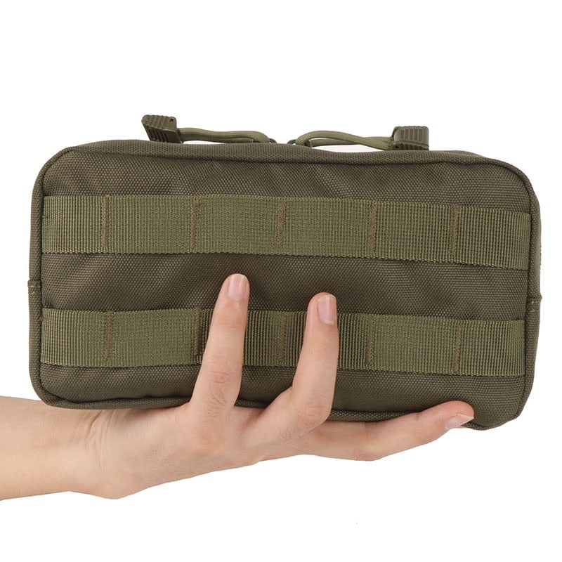 Outdoor 600D Nylon Traveling Gear Molle Pouch Military Bag Tactical Vest Sundries Camera Magazine Storage Bag