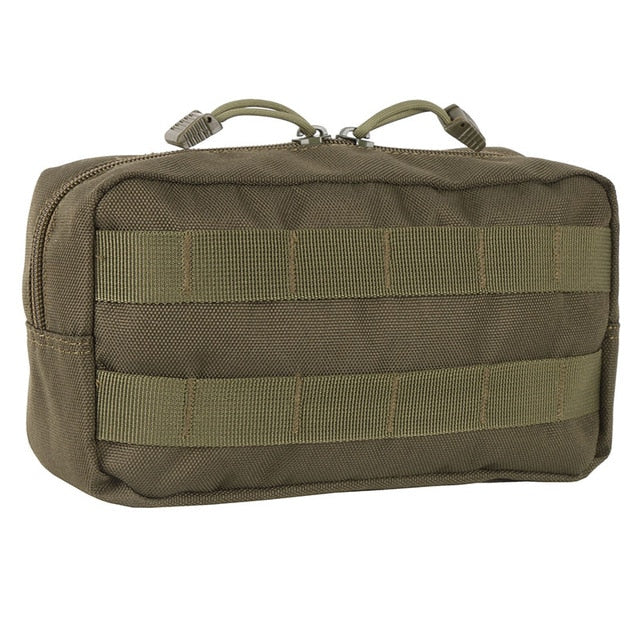 Outdoor 600D Nylon Traveling Gear Molle Pouch Military Bag Tactical Vest Sundries Camera Magazine Storage Bag