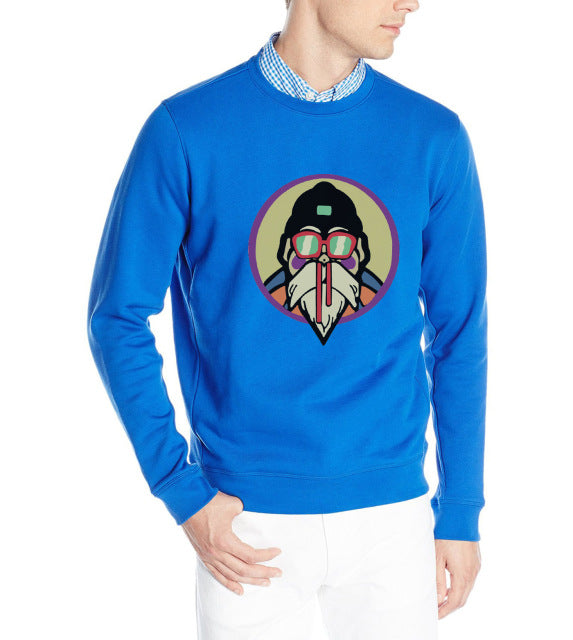 newest top Master Roshi print harajuku sweatshirt funny high quality hoody hoodies men hip hop streetwear brand tracksuits