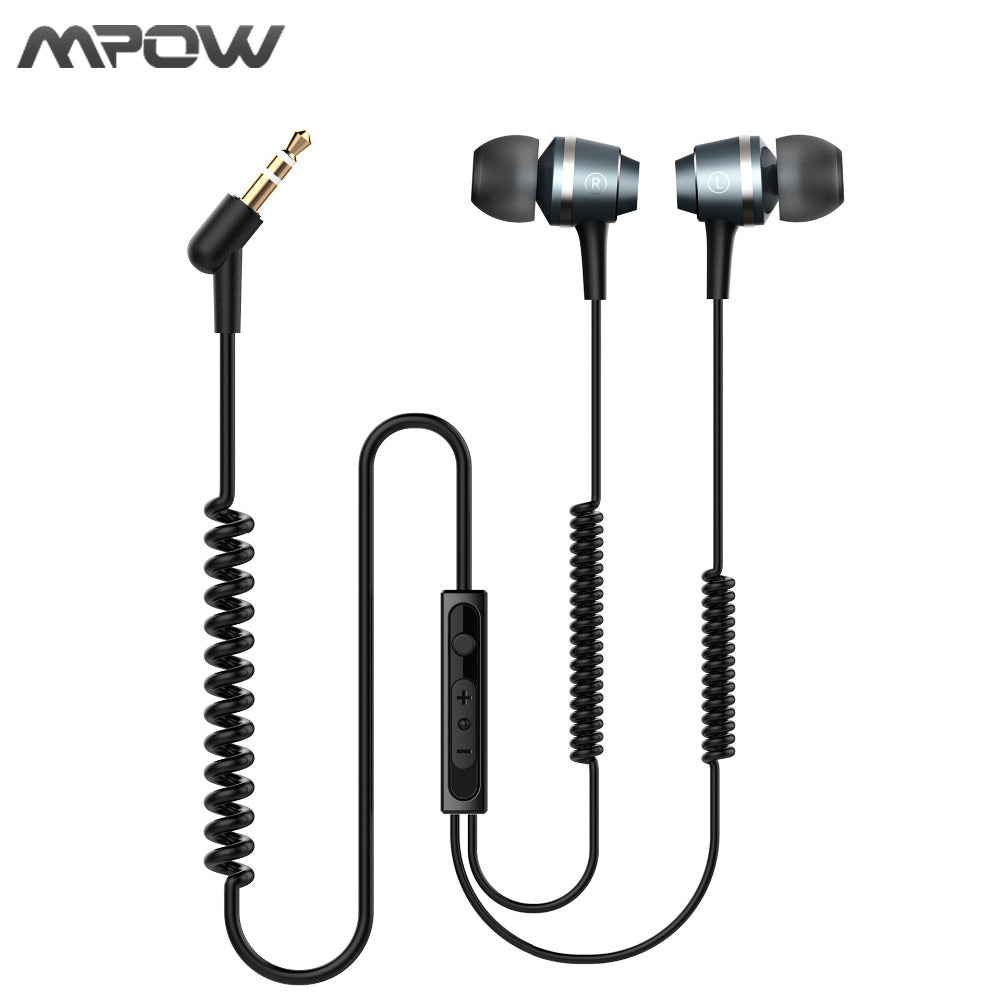 In-Ear Athletic Headphones with Built-In Microphone