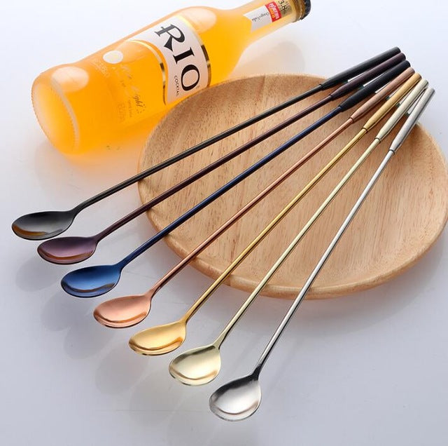 7PCS Stainless Steel Bar Spoons