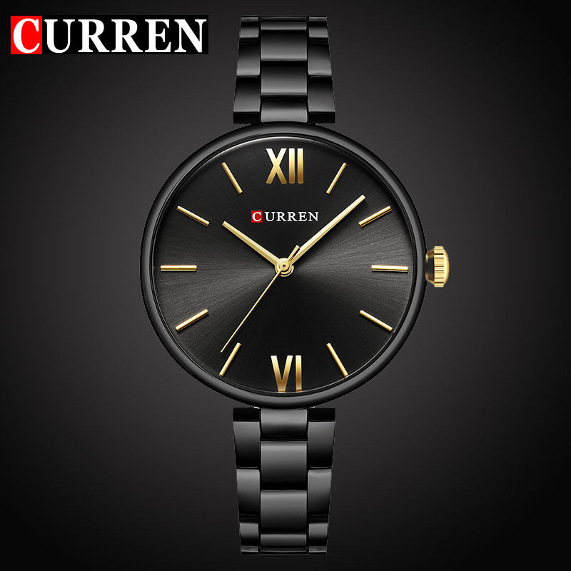 CURREN Top luxury brand Women Watch Quartz Female clock Casual Fashion Stainless steel Strap Ladies Gift relogio feminino New