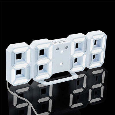 Modern 3D Digital LED Wall Clock