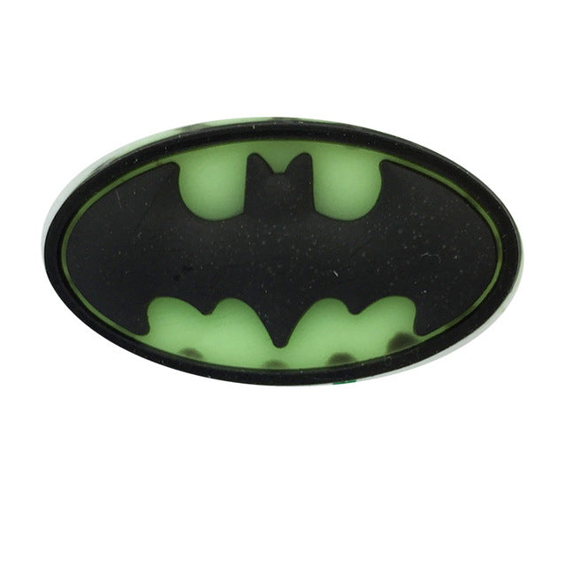 Novelty 1pc Batman PVC Shoe Charms Shoe accessories Shoe decoration Shoe Buckles Accessories Fit Kids Band Bracelets Croc JIBZ