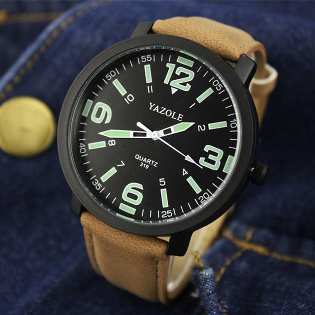 YAZOLE Luminous Wrist Watch Men Watch Waterproof Sport Watches Men's Watch Clock erkek kol saati relogio masculino reloj hombre