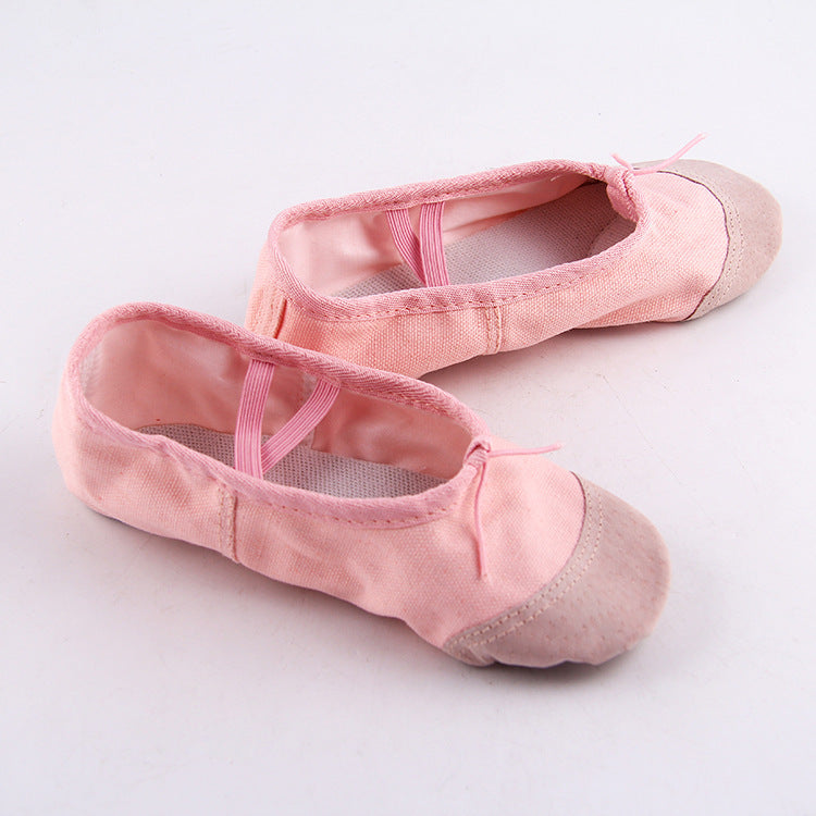 Children Ballet Dance Shoes Slippers Kids Girls Canvas Dance Shoes Spring Autumn Summer Girl Cute Casual Shoes 22-30
