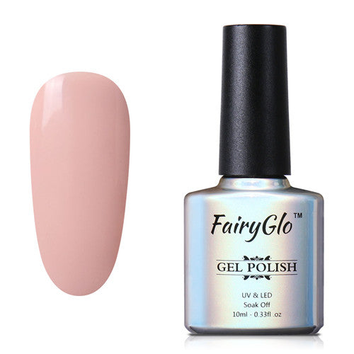 FairyGlo 10ML Nude Color Gel Nail Polish UV LED Soak Off Gel Polish Semi Permanent Hybrid Varnish Lucky Lacquer Paint Gellak