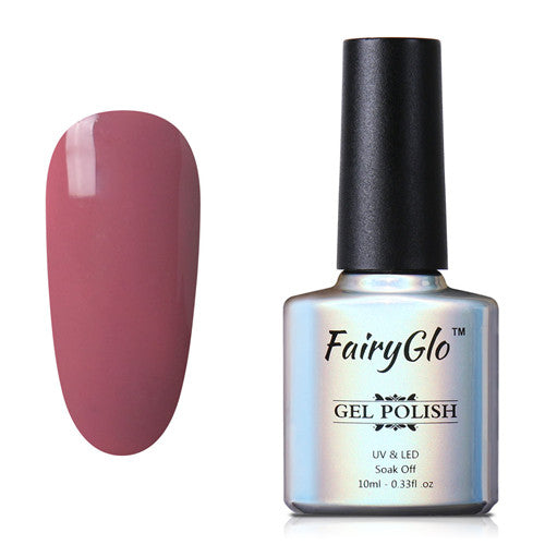 FairyGlo 10ML Nude Color Gel Nail Polish UV LED Soak Off Gel Polish Semi Permanent Hybrid Varnish Lucky Lacquer Paint Gellak