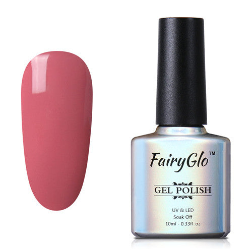 FairyGlo 10ML Nude Color Gel Nail Polish UV LED Soak Off Gel Polish Semi Permanent Hybrid Varnish Lucky Lacquer Paint Gellak