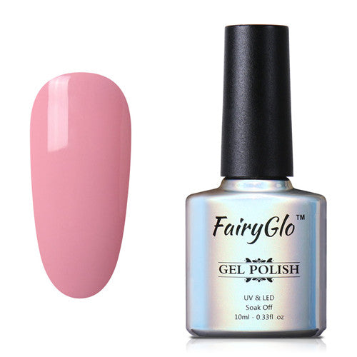 FairyGlo 10ML Nude Color Gel Nail Polish UV LED Soak Off Gel Polish Semi Permanent Hybrid Varnish Lucky Lacquer Paint Gellak