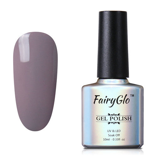 FairyGlo 10ML Nude Color Gel Nail Polish UV LED Soak Off Gel Polish Semi Permanent Hybrid Varnish Lucky Lacquer Paint Gellak