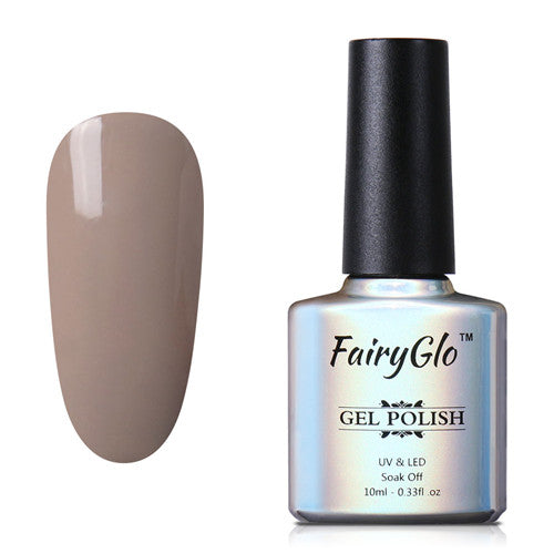 FairyGlo 10ML Nude Color Gel Nail Polish UV LED Soak Off Gel Polish Semi Permanent Hybrid Varnish Lucky Lacquer Paint Gellak