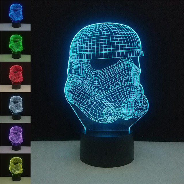 LED 3D Desk Lamp Night Light