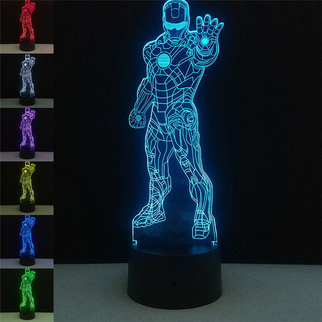 LED 3D Desk Lamp Night Light