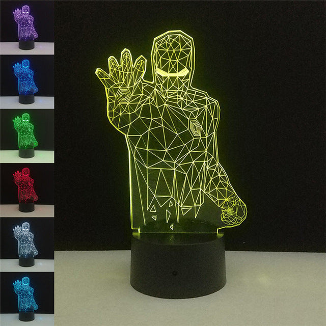 LED 3D Desk Lamp Night Light