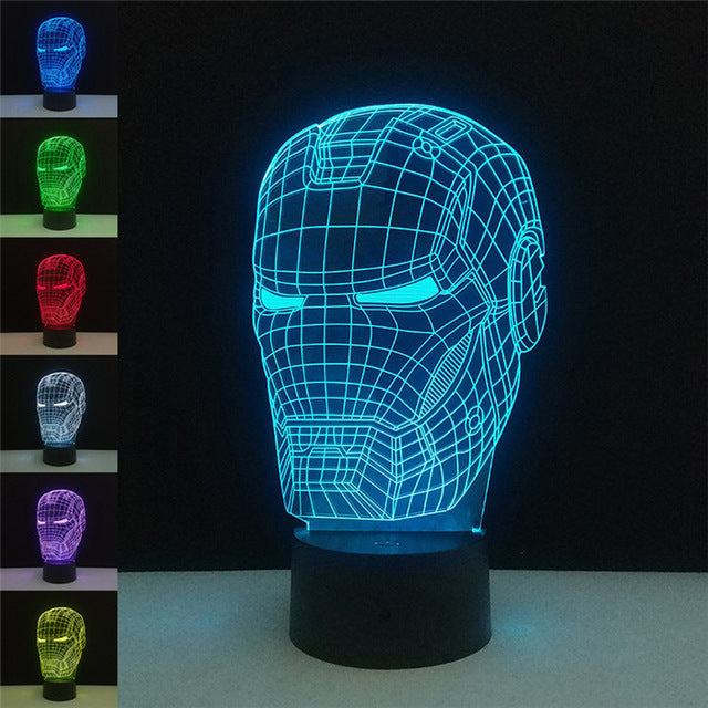 LED 3D Desk Lamp Night Light