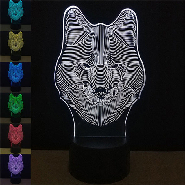 LED 3D Desk Lamp Night Light