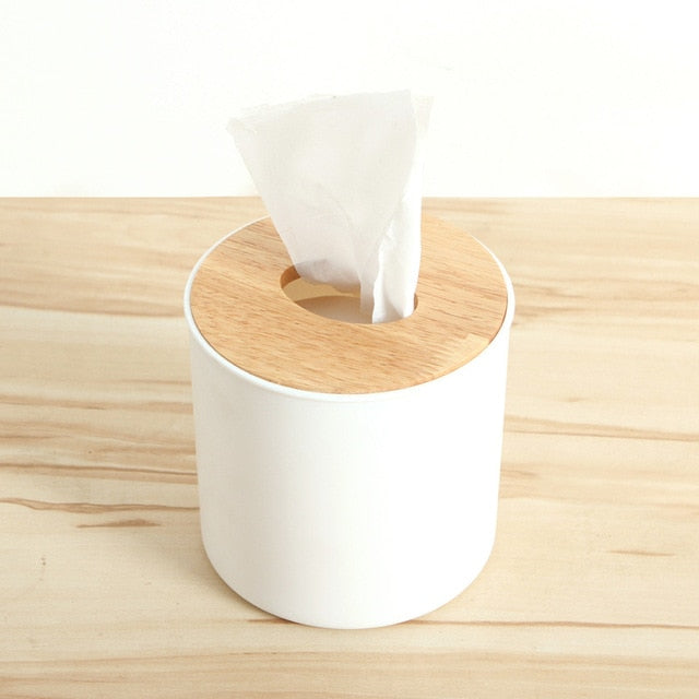 Simple Stylish Wooden Tissue Box