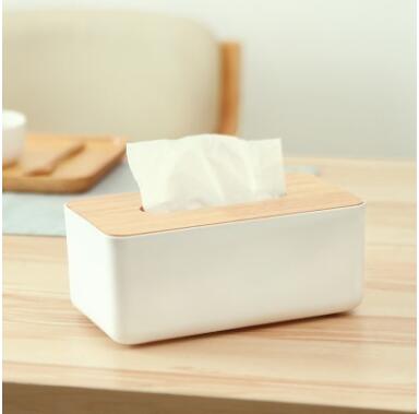 Simple Stylish Wooden Tissue Box