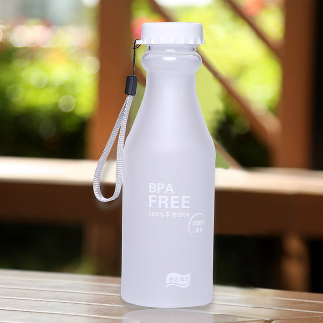 Portable 550ml Plastic Sports Water Bottle Container Leak-proof Bottles for Outdoor Riding Traveling Climbing Camping TB