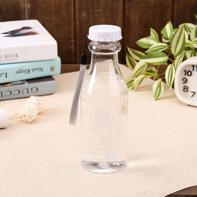 Portable 550ml Plastic Sports Water Bottle Container Leak-proof Bottles for Outdoor Riding Traveling Climbing Camping TB