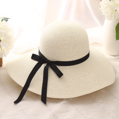 Women's Wide Brim Summer Straw Hat