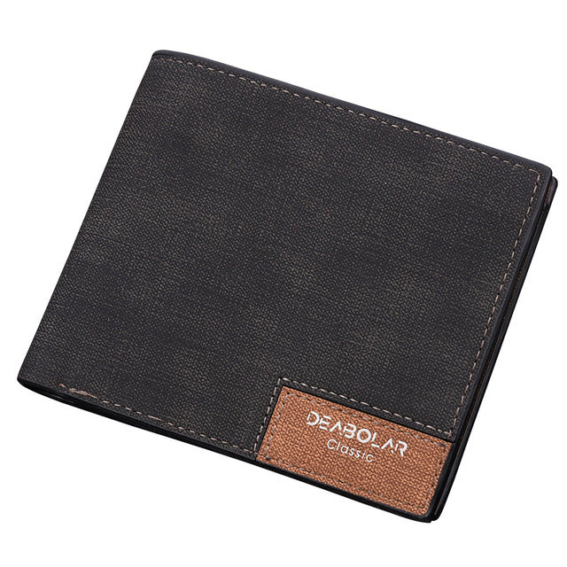 Men's Vintage Slim Classic Leather Wallet