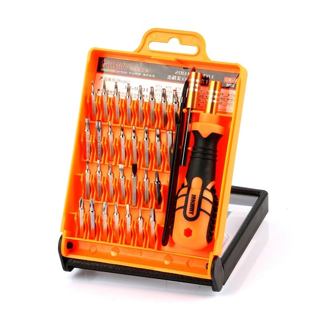 JAKEMY JM-8101 Precision Screwdriver Set 32 in 1 Hand Tools For Cell Phone Laptop Mini Electronic Screwdriver Repair Tool Kit