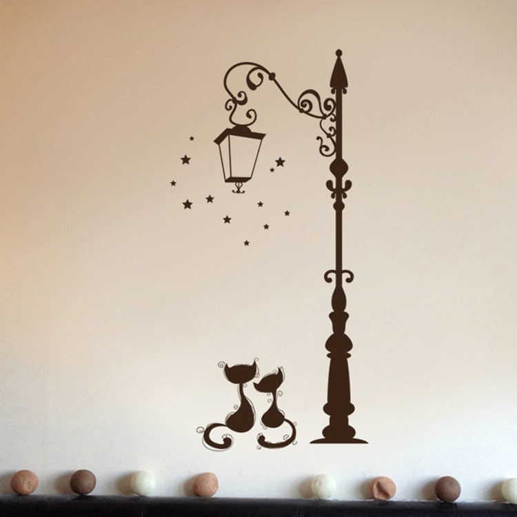 Cute Cat Fashion Wall Stickers