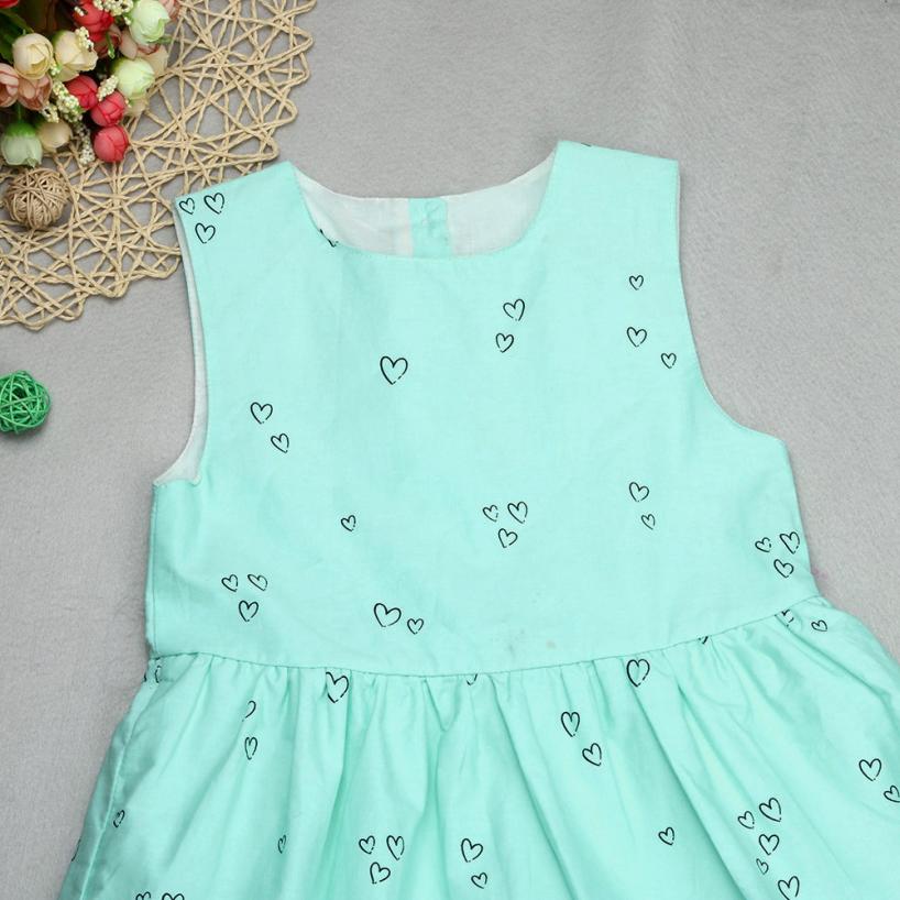 LONSANT Summer Girls Dresses Sleeveless A-Line Vestidos Print Cotton Children Clothes Baby Girl Dress