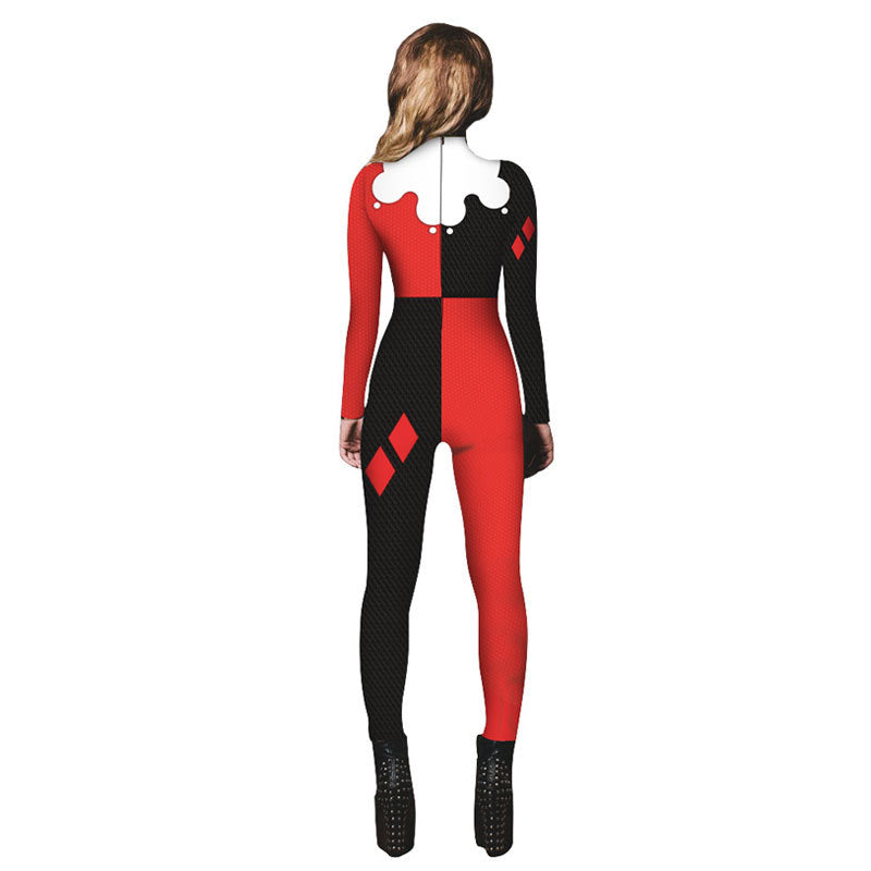 Harley Quinn Joker Jumpsuit Costume