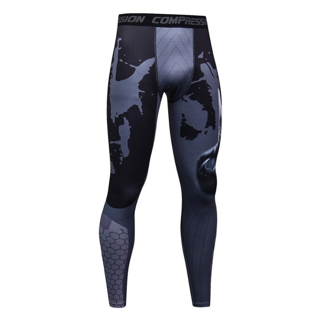 Brand clothing new Mens trousers compression 3D printing superhero superman/cheetag leggings M-3XL.