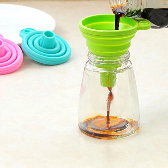 Mini Silicone Collapsible Funnel Cup
