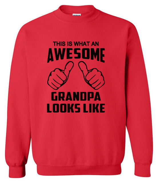 Sweatshirt men's sportswear This Is What An Awesome Grandpa Looks Like print hoody Crossfit hoodie mass effect tracksuits