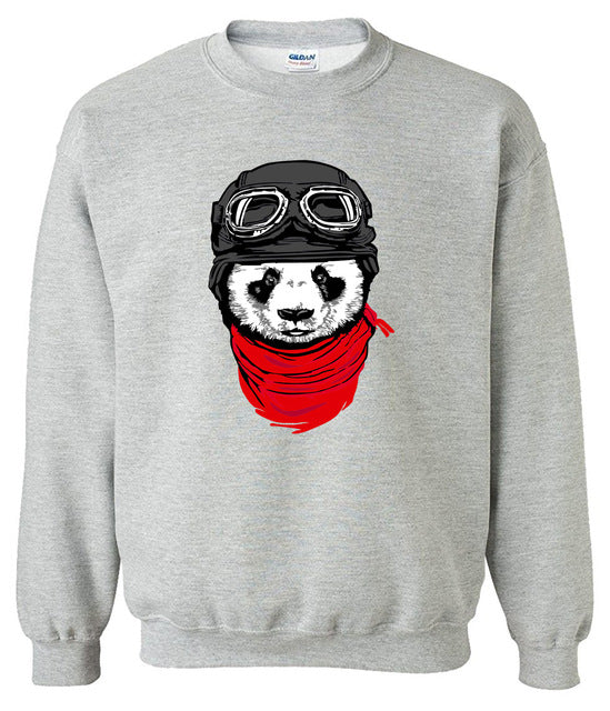 men's sportswear spring winter fashion cool Panda pattern hoodies men tracksuits Crossfit hoodie brand clothing kpop hoody