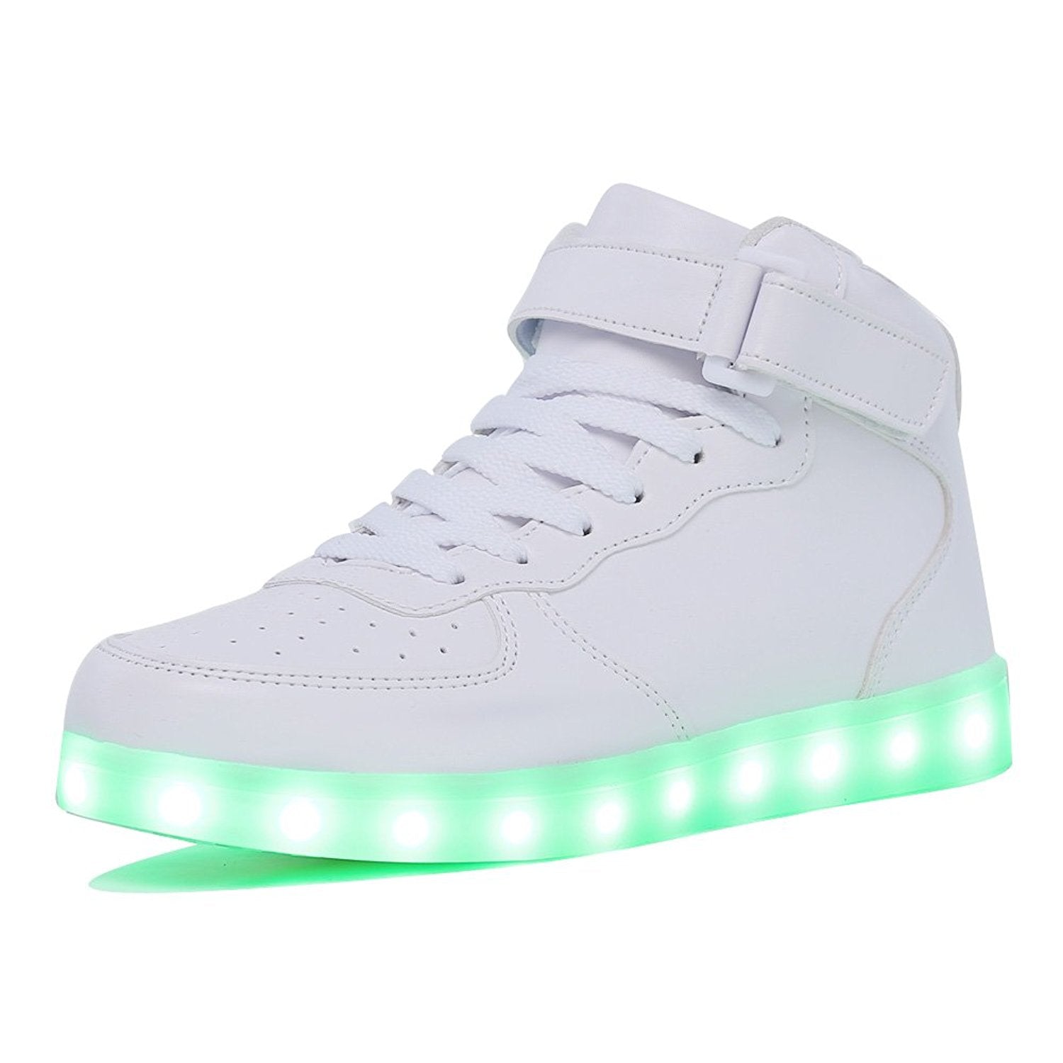 KRIATIV Kids Boy and Girl's High Top LED Sneakers Light Up Flashing Shoes Luminous Sneakers
