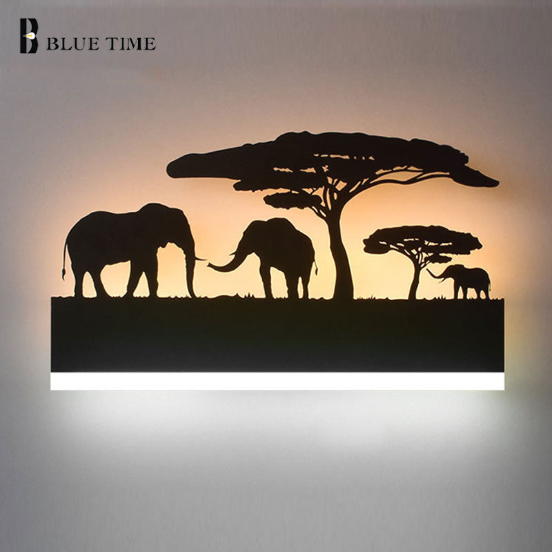 Black Acrylic Creative Modern Led Wall Light For Living Room Beside Room Bedroom Lamps LED Sconce Bathroom Wall Lamp LED Lustres