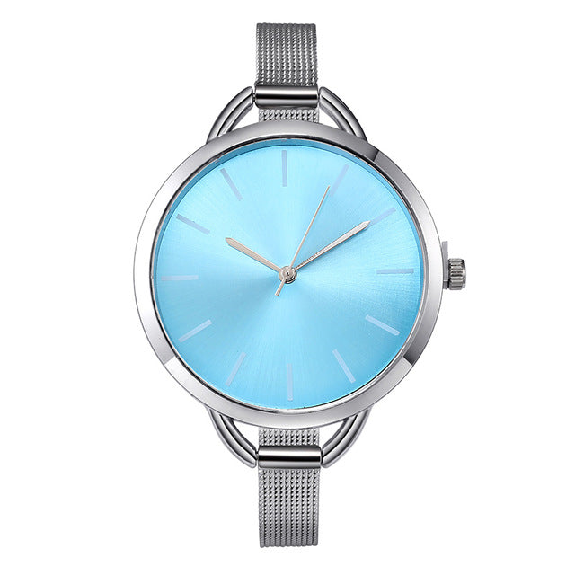 CMK Luxury European Style Ladies Watches Stainless Steel Elegant Big Dial Women Watch Casual Dress Female wristwatch clock